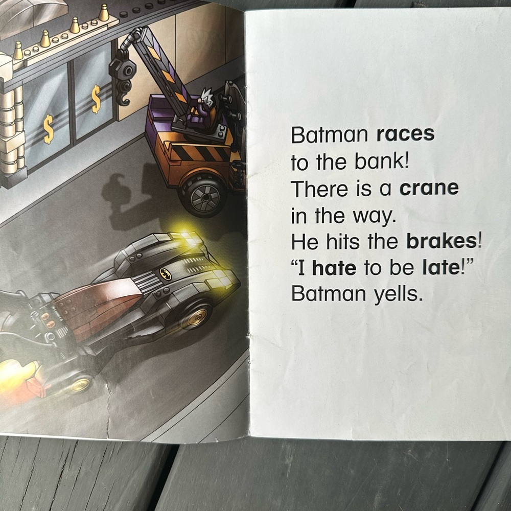 Super heroes- Two-face chase phonics book 6- long a - Picture 3 of 9